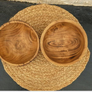 handcrafted wooden bowl – 19cm x 9cm