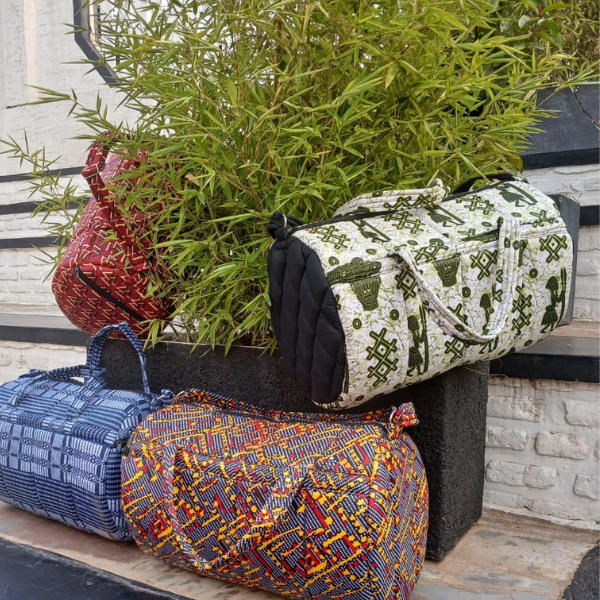 urugendo suitcase – handcrafted in kitenge