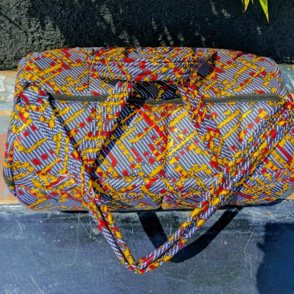 urugendo suitcase – handcrafted in kitenge