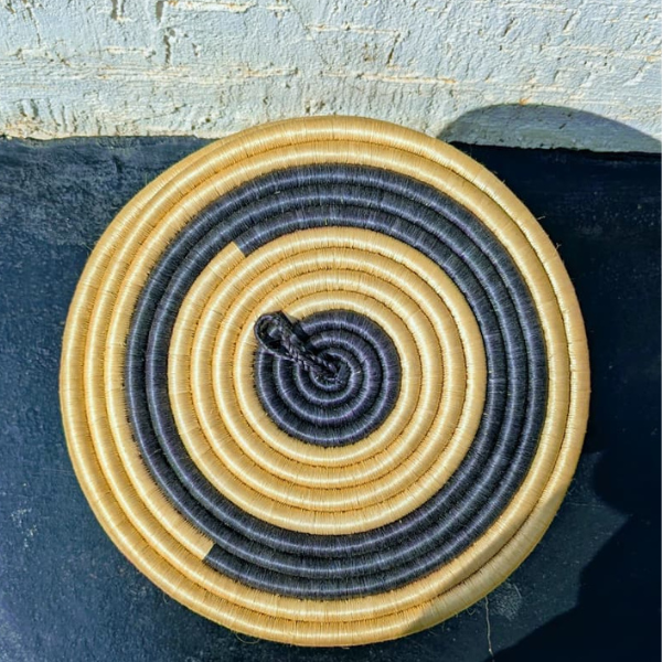 woven sisal basket – handmade by triphone