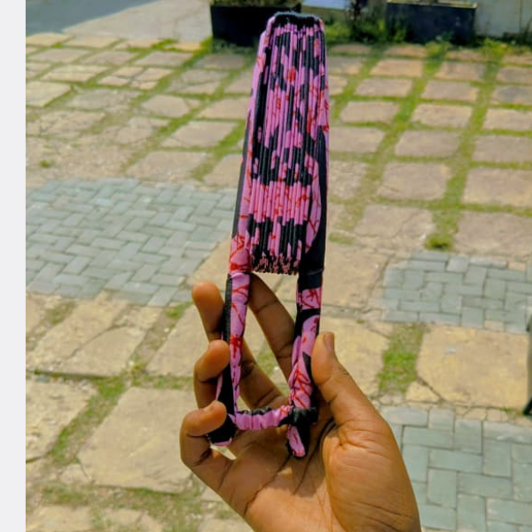 handmade kitenge hand fan