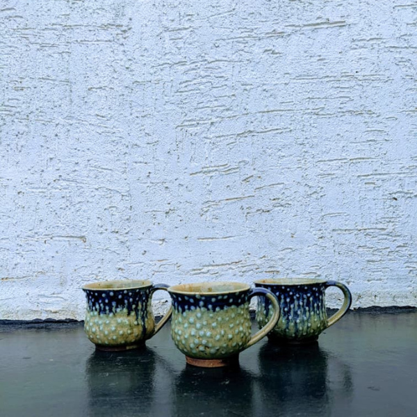 Handcrafted Clay Pottery Mug - Image 4