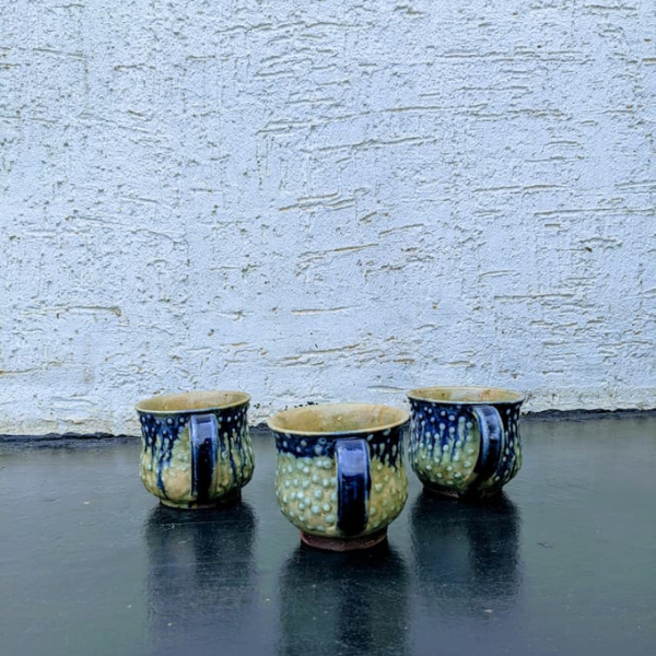 Handcrafted Clay Pottery Mug - Image 5