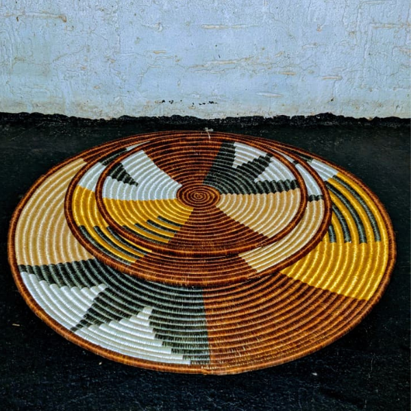 Kurukuta Wall Decoration Basket Set - Image 4