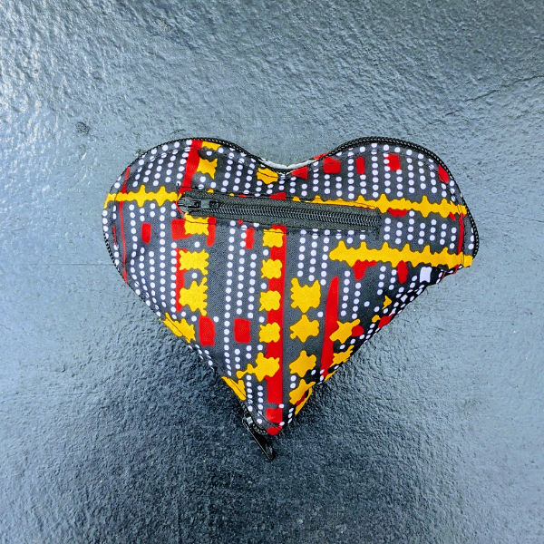 Igitenge Heart Bag - Image 5