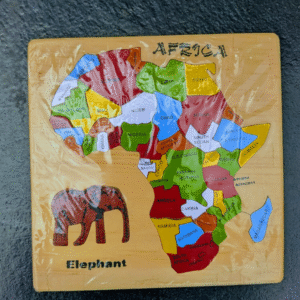 Wooden Africa Map Puzzle for Kids-1