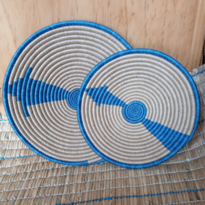Blue & Light Beige Basket